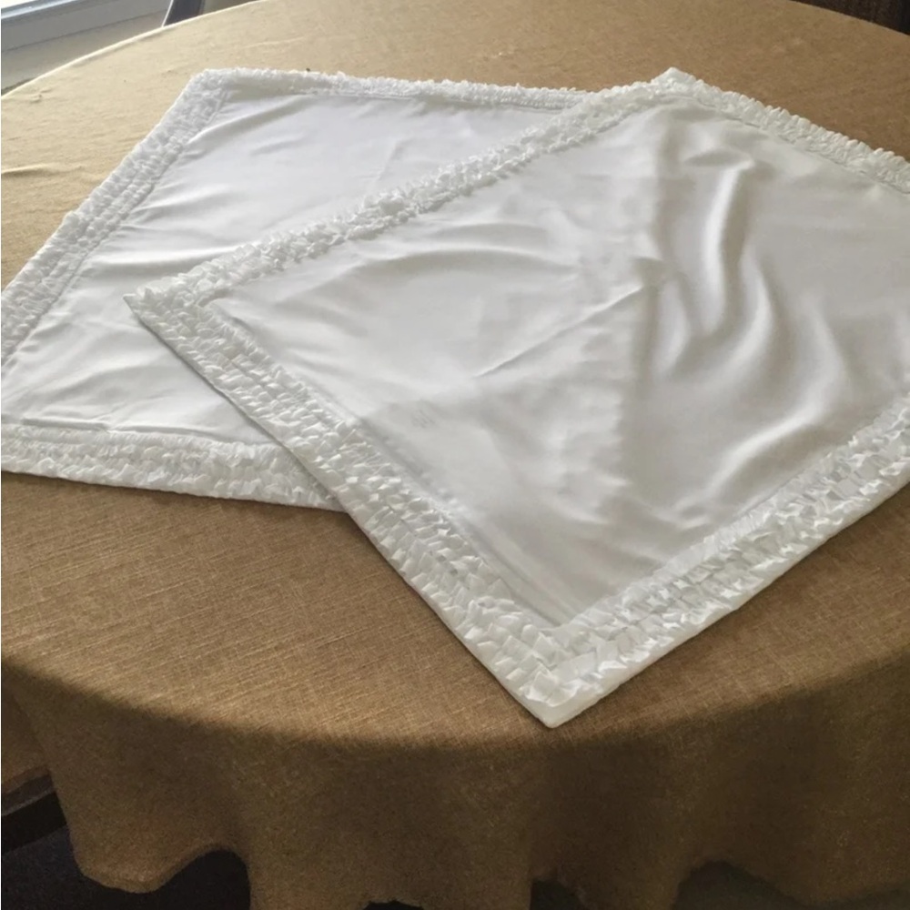 Elegant White Pillow Shams
